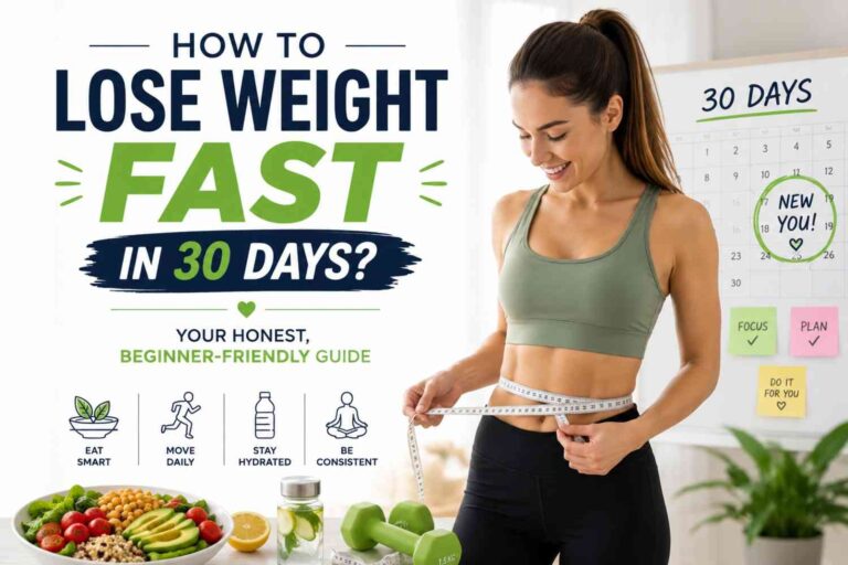How to Lose Weight Fast in 30 Days? Your Honest, Beginner-Friendly Guide