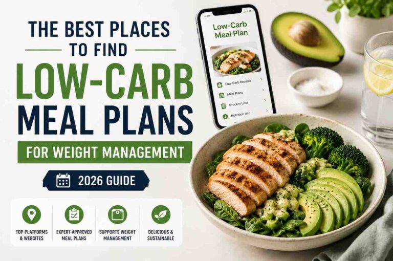 The Best Places to Find Low-Carb Meal Plans for Weight Management (2026 Guide)
