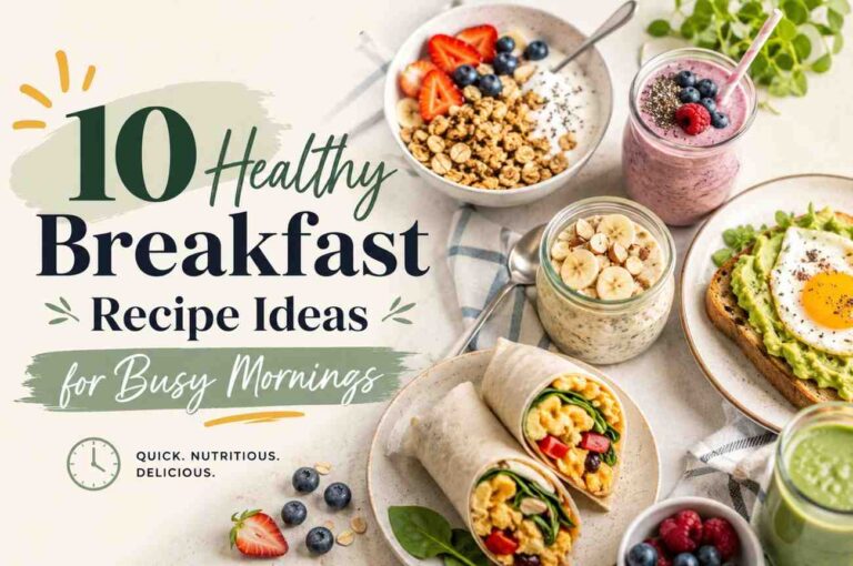 10 Healthy Breakfast Recipe Ideas for Busy Mornings