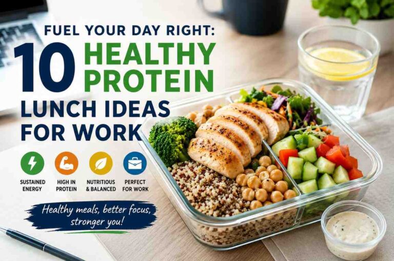 Fuel Your Day Right: 10 Healthy Protein Lunch Ideas for Work
